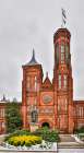 USA-District of Columbia-Smithsonian Castle on a snowy afternoon Art Print
